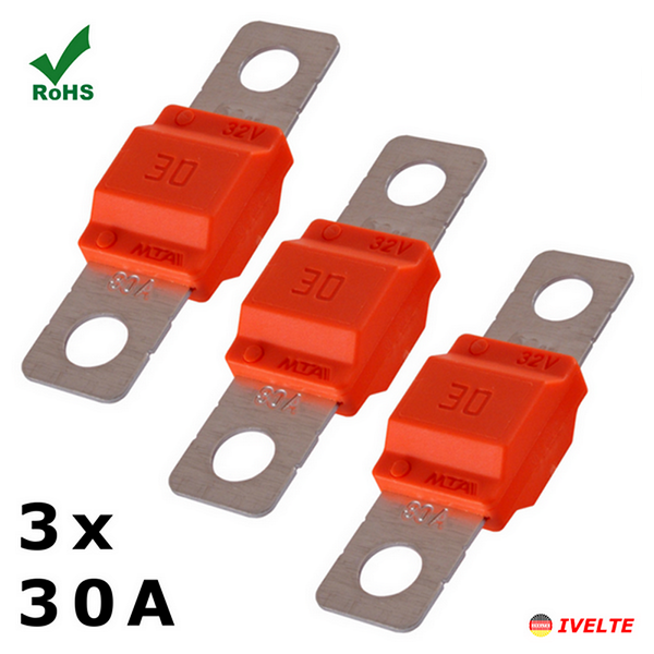 32V Midi Sicherungen Set - 16 Stück 20-120A, Farbcodiert Für Auto, LKW, Marine